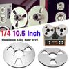 1/4 10.5 Inch Blank Tape Reel Aluminum Alloy Recording Takeup Reel 3 Holes Replacement Opening Machine Part