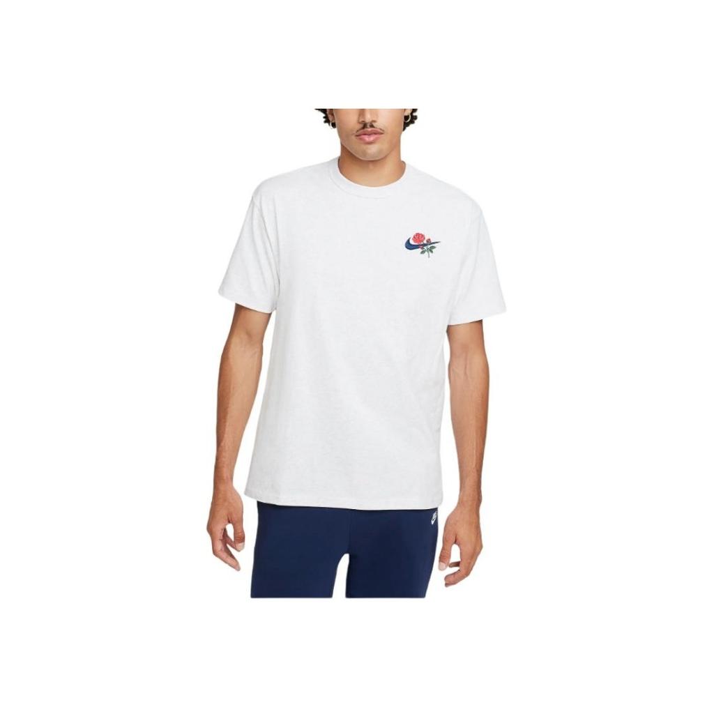 Nike Sportswear Max 90 Loose Fit Cotton Pullover Short Sleeve T-Shirt Men Tops White FZ7975-051