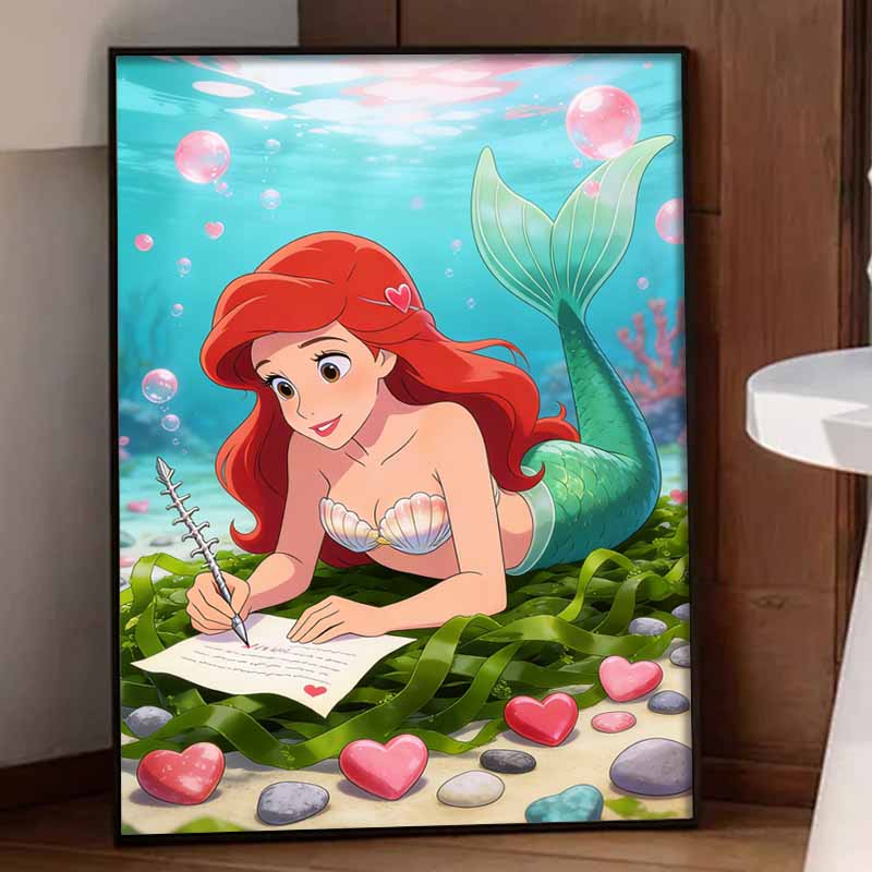 Disney Набор для алмазной мозаики Классический стиль Русалочки Ариэль Декор для дома Поделка Идеальная идея для подарка Алмазное искусство