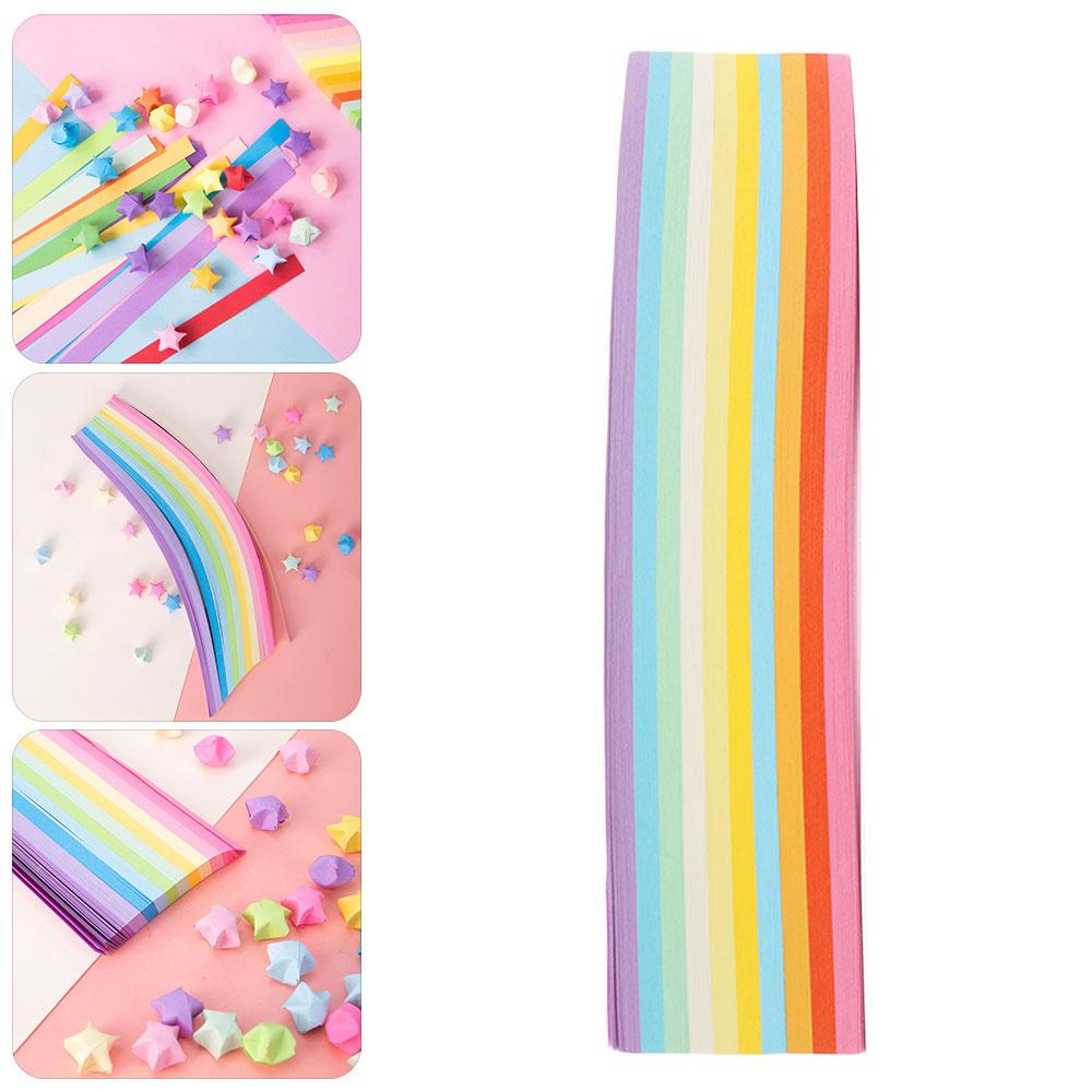 Дети Конфеты Цвета Пожелания Смешанные Цвета Домашний Декор Складная Звезда Скрапбукинг Бумажные Полоски Оригами