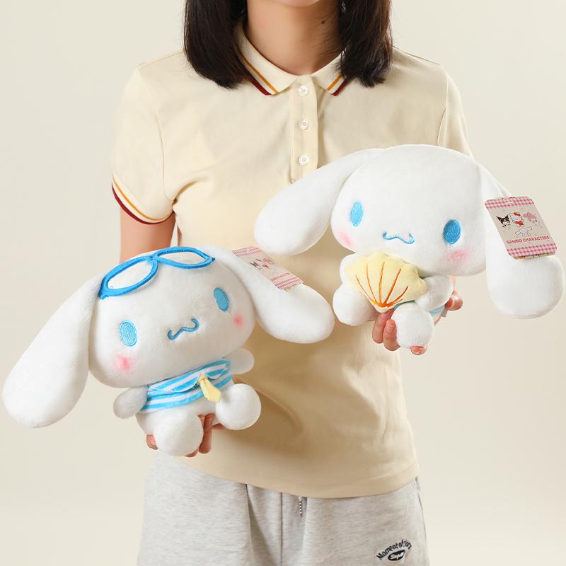 Cinnamoroll Plush Toys 19Cm Adorably White Dog Sanrio Doll Soft Kids Toys Kawaii Room Decor Toys Exquisite Birthday Gifts