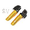 Artudatech Front Footrest Foot Pegs for Honda CB125R CBR250RR CBR1000RR CB600F CB1100/RS/SX Motorcycle Gold