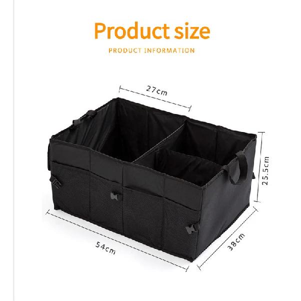 Environmentally Friendly Foldable Large Capacity Car Trunk Storage Box Wear-resistant And Waterproof Suitable For Car SUV Trunk