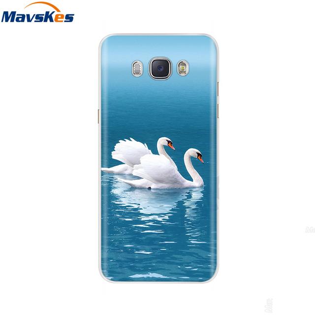 Чехол для телефона для Samsung Galaxy J7 2016, чехол J5 2016 J510f, окрашенный силиконовый чехол из ТПУ для Samsung J3, J5, J7 2016, чехол