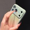 Применимо к чехлу для мобильного телефона iPhone17PROMAX, стекло с градиентным изменением цвета, большое окно, Apple 16/15, всесторонний, противоударный, жесткий
