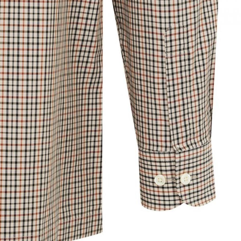 DakS Men S eaSy Care Cotton Blend Small Check Regular Fit Shirt dma1Shcl141i1