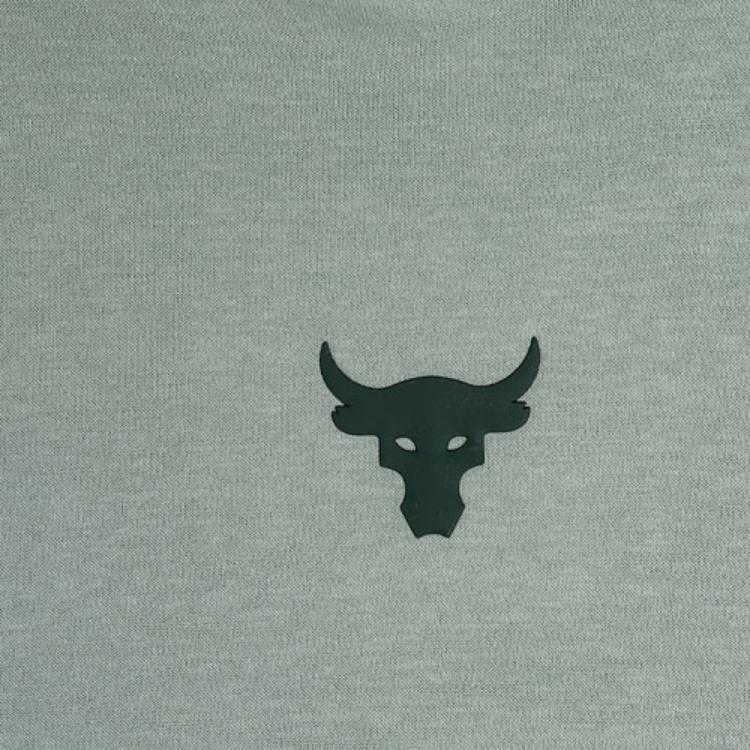 Under Armour Худи с графическим логотипом Project Rock Мужское Зеленый 1357193-340