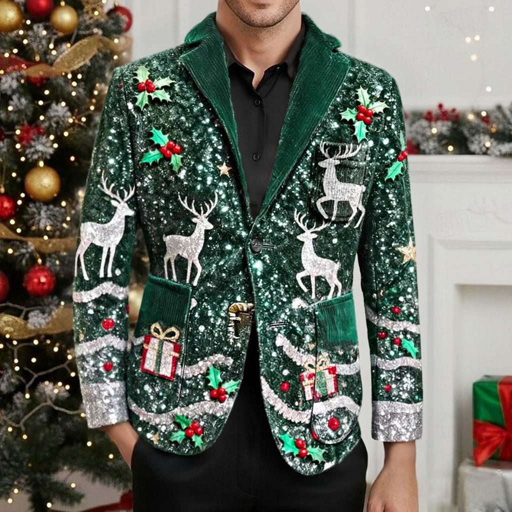 Мужской вельветовый теплый пиджак-кардиган с принтом и карманами, мужской повседневный костюм