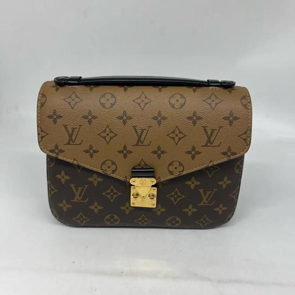 [Б/У] Louis Vuitton Pochette Metis 'Коричневый холст Monogram Reverse' - Очень хорошее состояние #1YL5ZA7