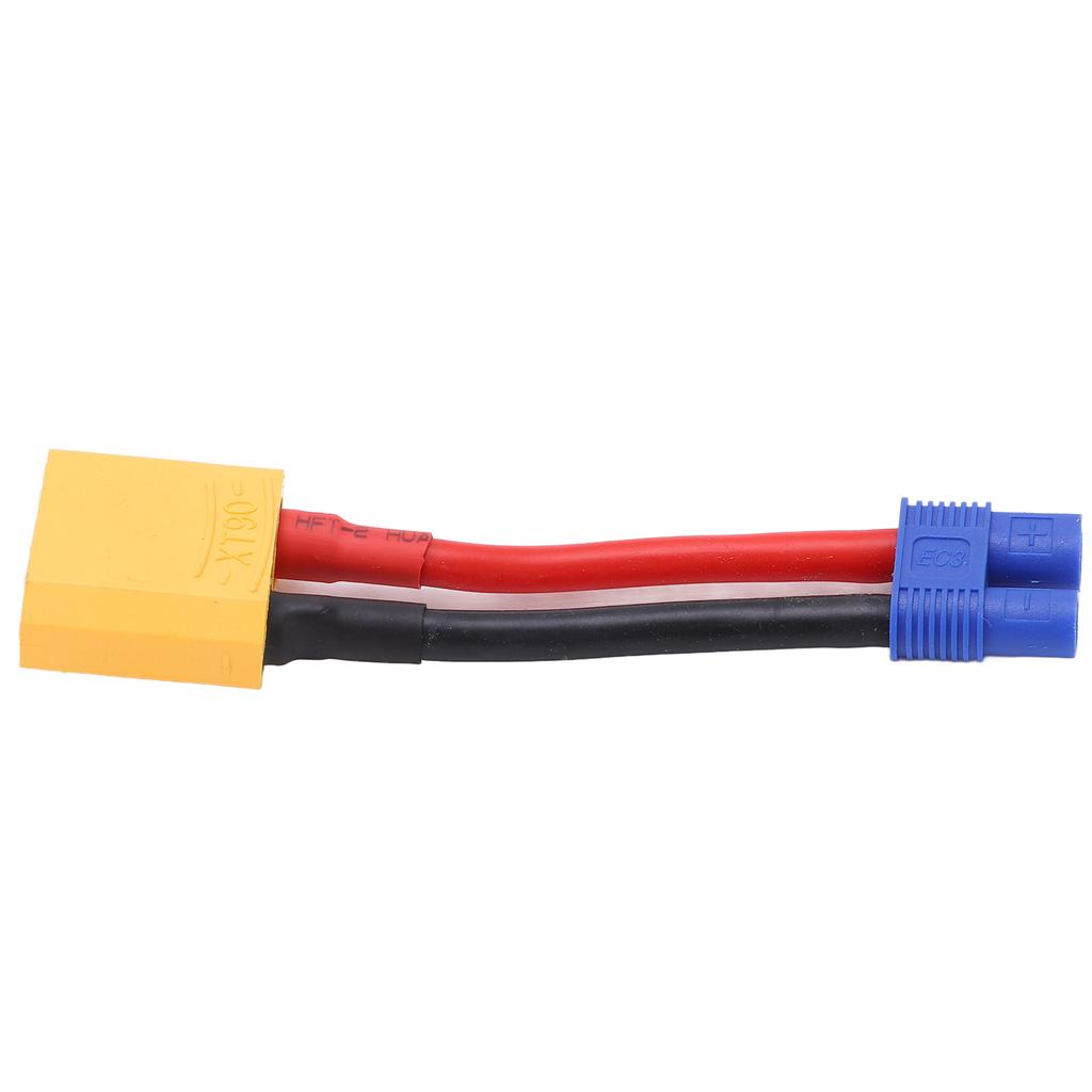 Кабель XT90 Female на EC3 Male Многоразовые Коннекторы Безопасная Оболочка 12AWG 94мм 3.7дюйма Длина XT90 Male Штекер для RC Модели Автомобиля