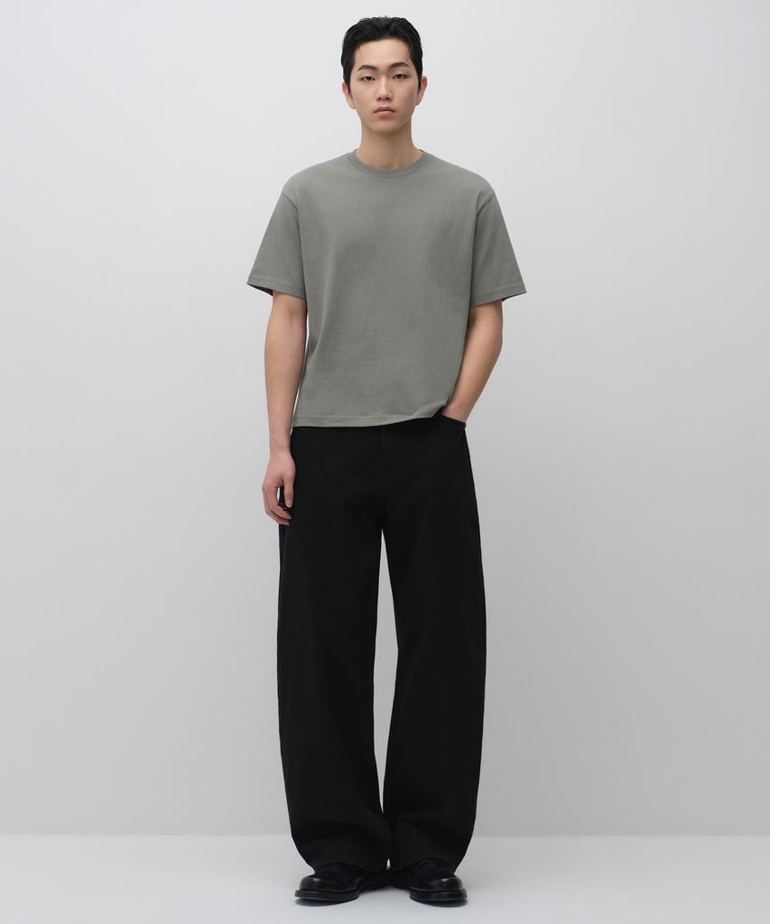 MUSINSA STANDARD Regular Crop T-Shirt (8 Colors) (Type A)