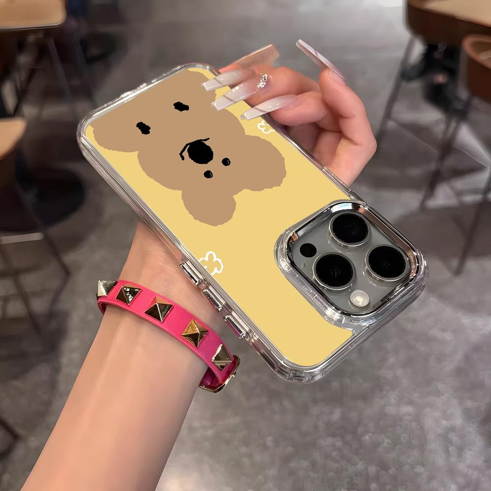 Милый чехол для телефона с квокками и арахисом для iPhone 17 Air 16 15 14 13 12 11 Pro Pro Max Plus Прозрачный мягкий чехол
