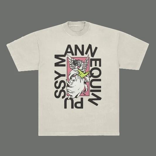 Sometimes Mannequin Pussy Band T Shirt Mens Sand Unisex S-5XL