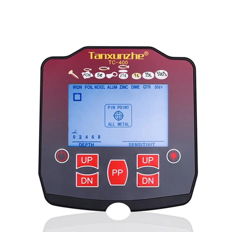 TC-400 Высокочувствительный металлоискатель Водонепроницаемый детектор Metales Точное определение местоположения для поиска сокровищ Золото Регулируемый под землей