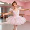 Современное детское балетное платье с пайетками, сценический костюм, модное платье принцессы, для детей, девочек