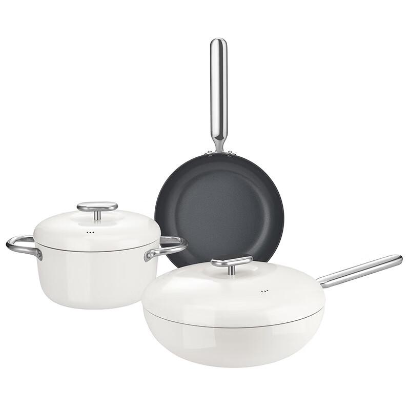 DESLON Titanium Ceramic 3-Piece Cookware Set