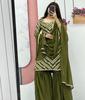 Indian Pakistani Sharara Salwar Suit Women Bollywood Party Wear Salwar Kameez Palazzo