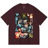 230 Gsm 100% Cotton Fire Force V2 Print Unisex Heavy Cotton T Shirt