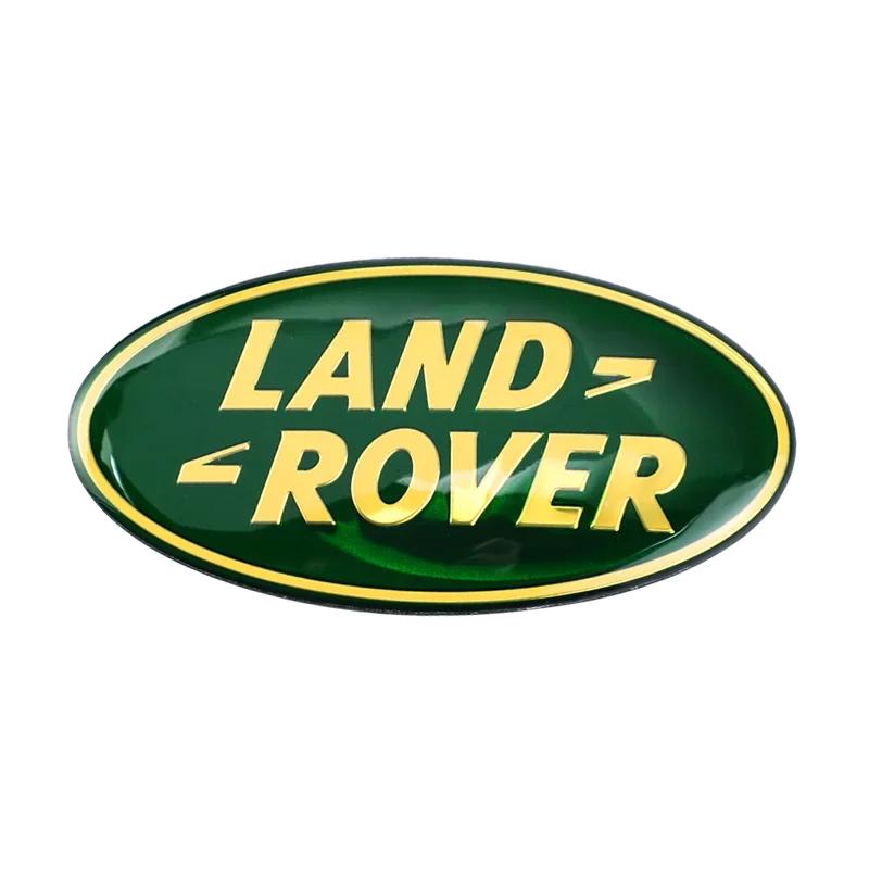 For Land Rover Defender Freelander Discovery Evoque Range SVR Velar Car Front Rear Grille Emblem Stickers Aluminium Badge Decal HY3