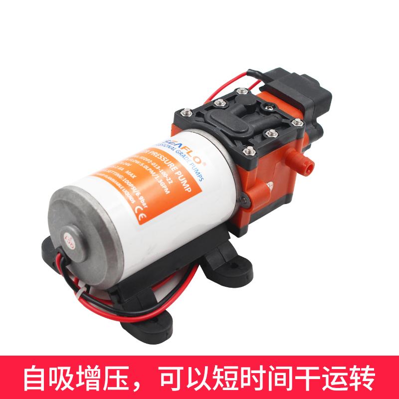 22 Series 1.3GPM 100PSI Automatic Marine Water Diaphragm Pump 12V/24V Self Priming Electric High Pressure for Boat RV Caravan