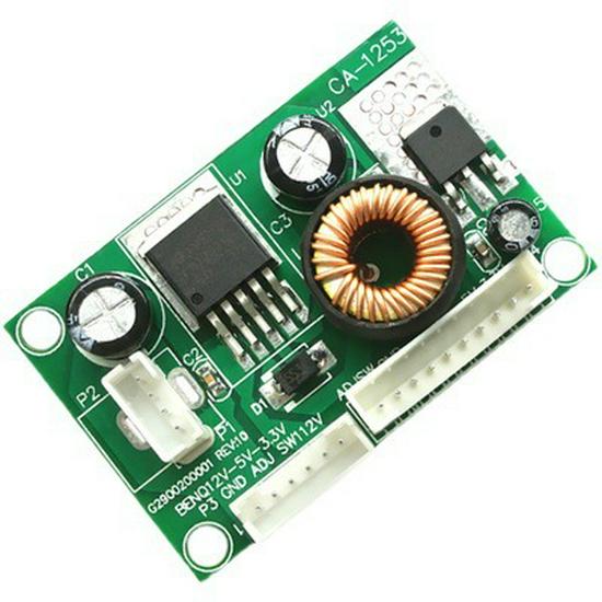 DC Buck Converter Module 12V to 5V/3.3V with LCD Display - Model CA-1253