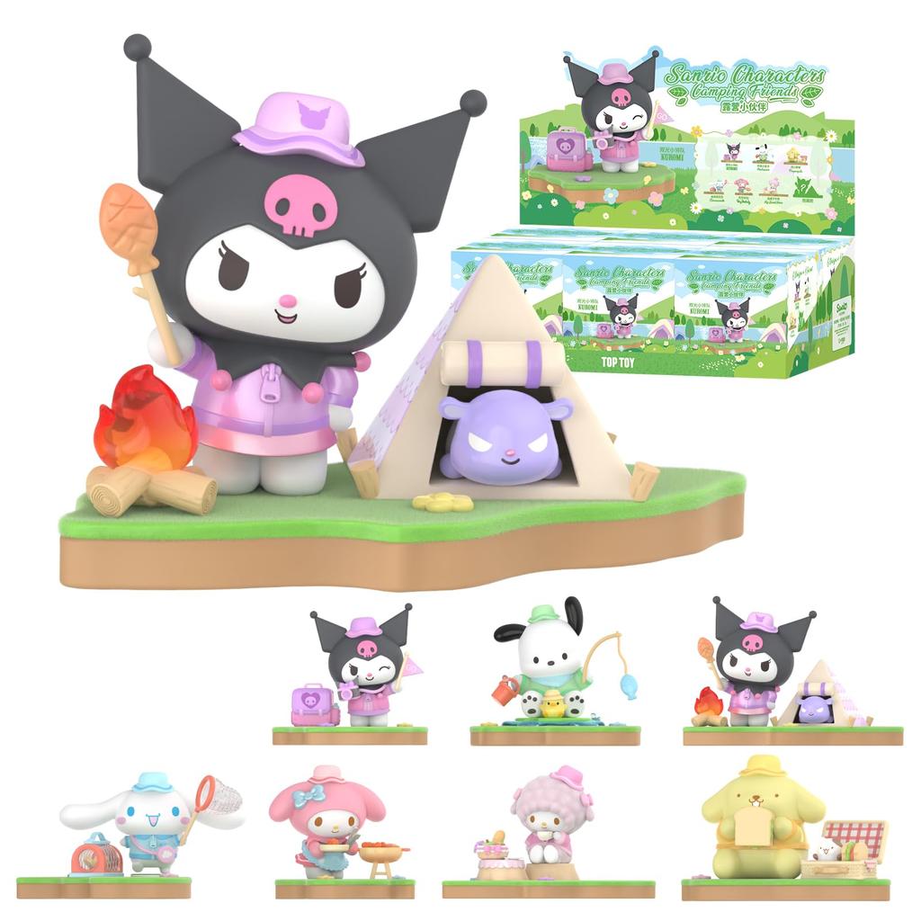 TOP TOY Sanrio Characters Sweet Candy Series Box 6 Gachapon Blind Box Figure Soft Vinyl PVC Premium Toy Birthday Present Christmas Gift [Assorted