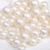 Double Hole Cotton Pearl Style Beads Assorted Set 4mm 6mm 8mm 10mm 12mm Approximately 370 Round Beads Craft Materials for DIY Resin Pearls Handmade