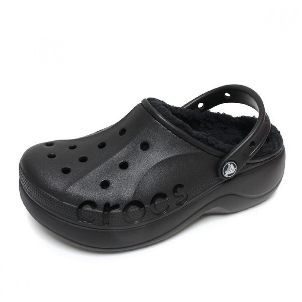 Crocs Vaya Tall Clog Winter Slippers Black 208708 001