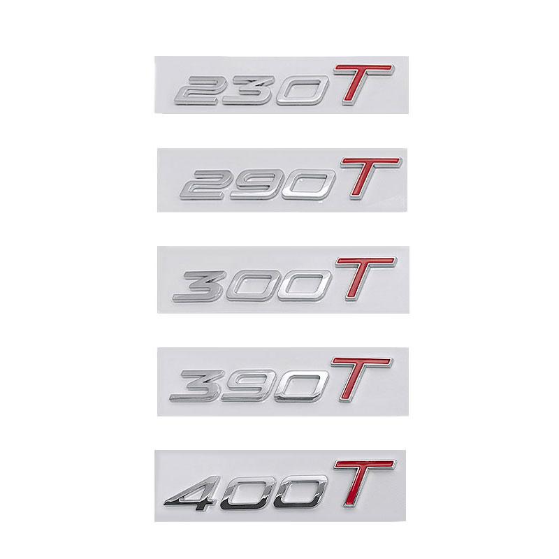 Для Chery EXEED TIGGO ARRIZO переделка задний логотип 230T 290T 300T 390T 400T автомобильные наклейки объем двигателя значок на багажник аксессуары WW20