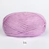 50g/Ball DIY Crochet Yarn Hand Woven Yarn Knitted Fabric Natural Bamboo Cotton Baby High Quality