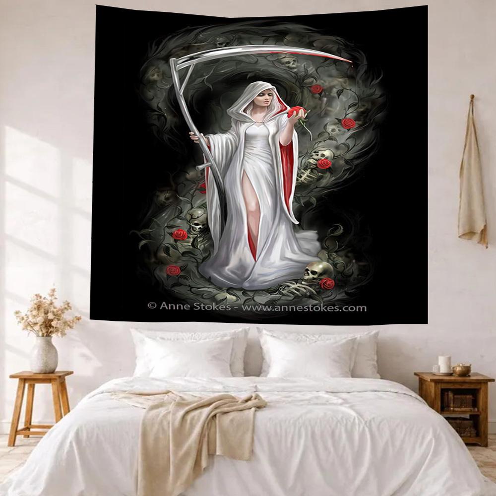 Gothic Style Wall Decor Tapestry Art For Pet Memorial Birthdaywedding Party Backdrop Family Gift