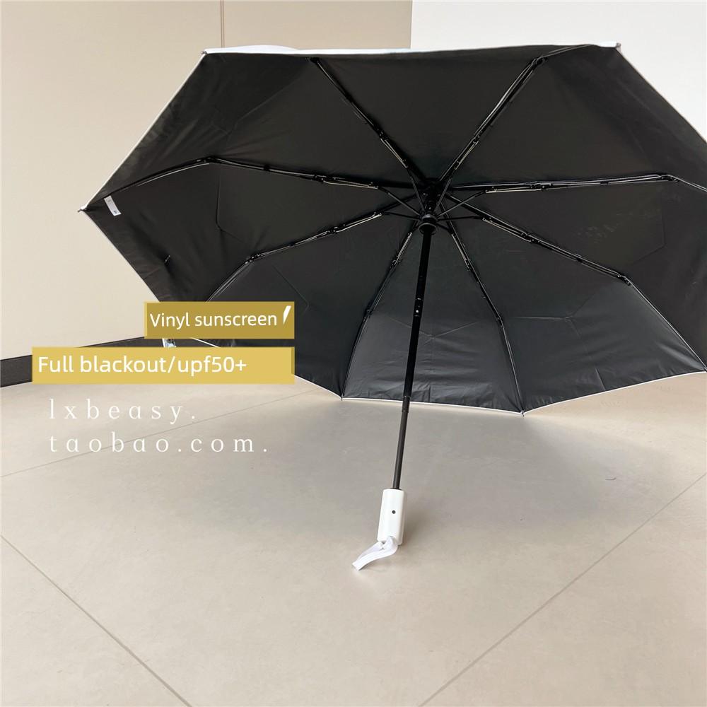 Hello, Cute Little Dog, Adorable Vinyl Sun Protection 70% off Umbrella, Sunshade Umbrella for Girls, Manual and Automatic Umbrella for Students