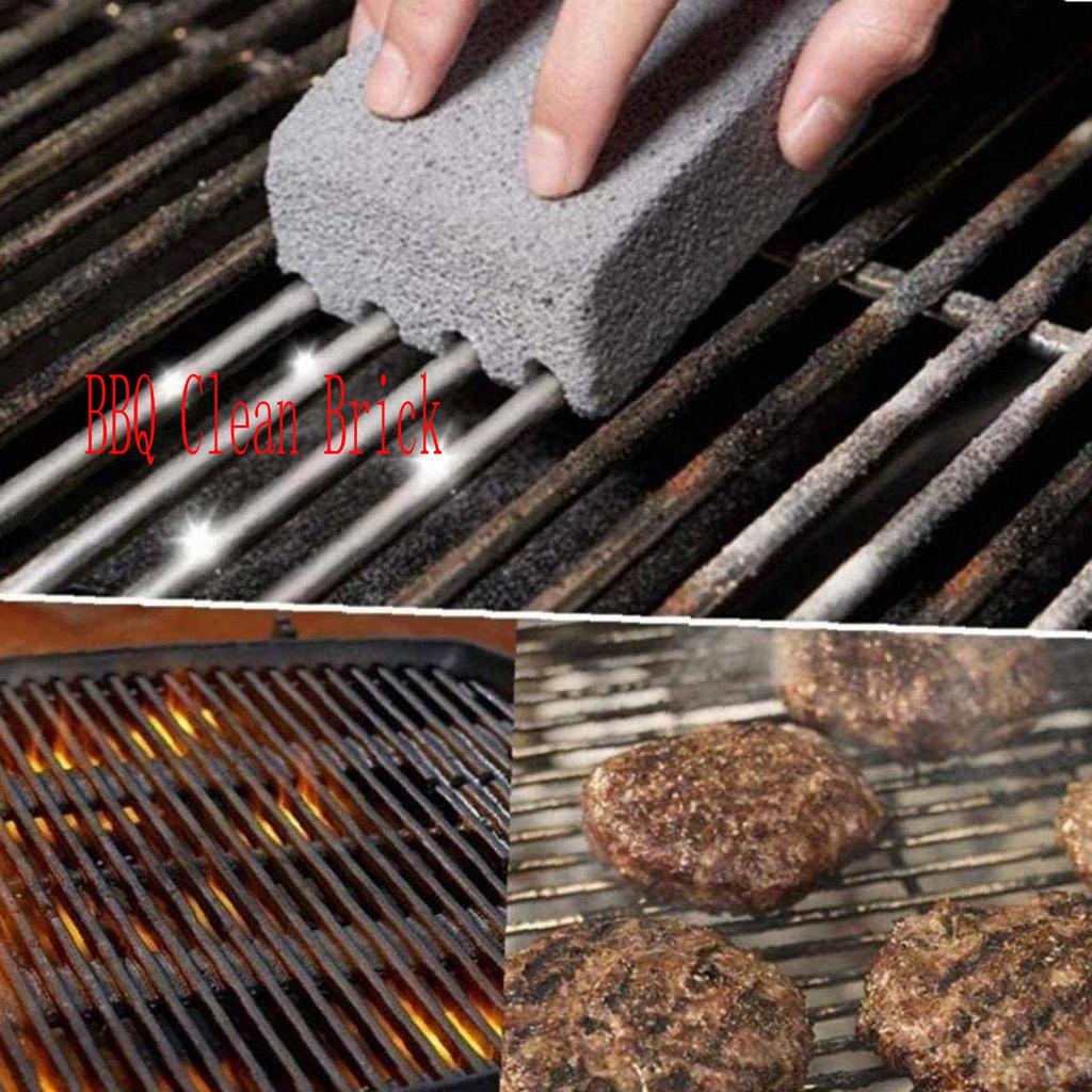 BBQ Grill Brick Griddle Cleaner Barbecue Stone For Kitchen Cleaning Brick Block