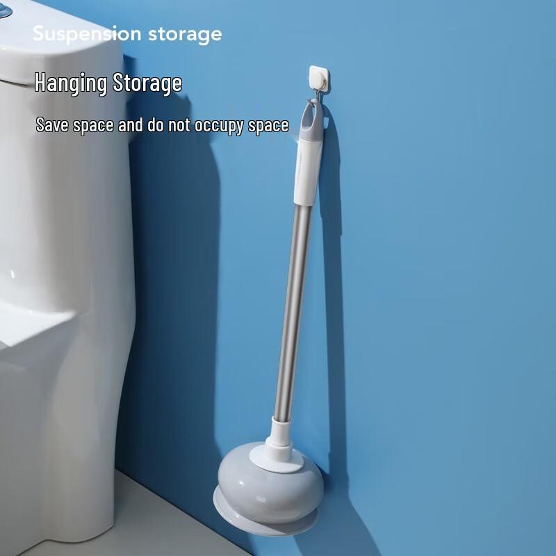 Manual Toilet Plunger and Drain Dredger