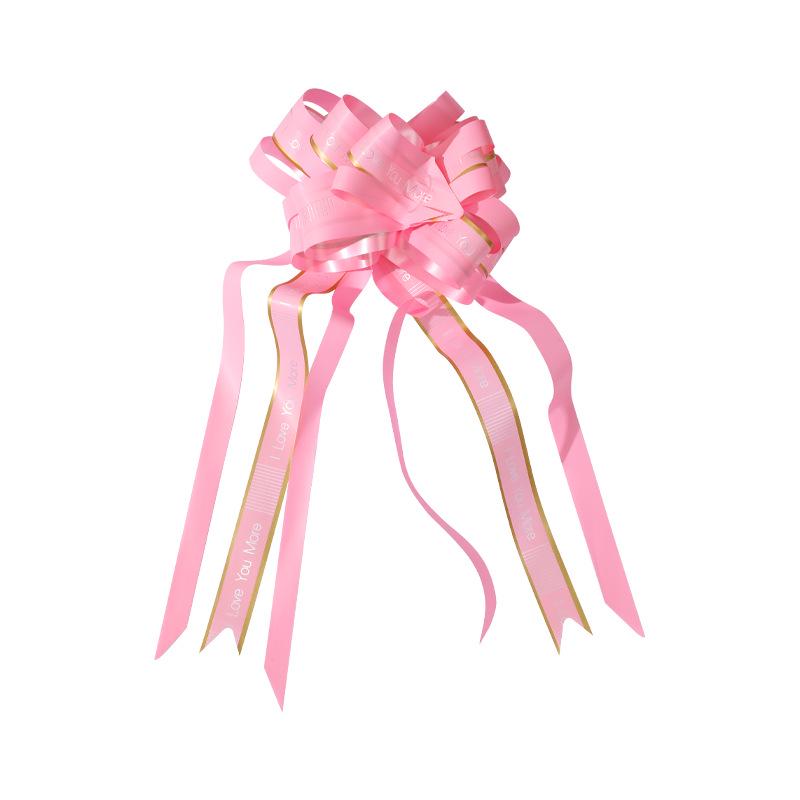 Large Pull Flower Ribbon for Stair Handrail, Wedding Car, and Housewarming Decor