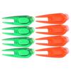 PE Plastic Golf Ball Divot Tools Pitch Fork Putting Green Repair Kit with Ball Marker