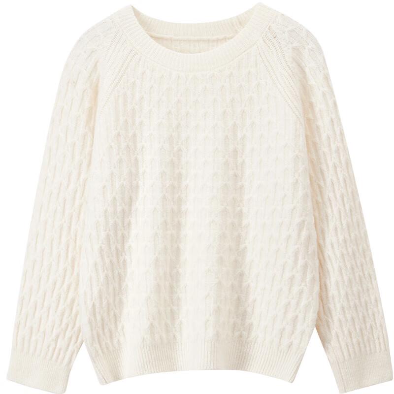 Women's Relaxed Fit Round Neck Winter Sweater