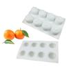 8 Even Orange Mousse Cake Mold DIY Baking Mold Silicone Mold Fruit Mousse Mold