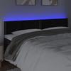 VidaXL LED Headboard Bedroom Furniture Double Bed Accessory Interior Bed Frame Head Black 3121528