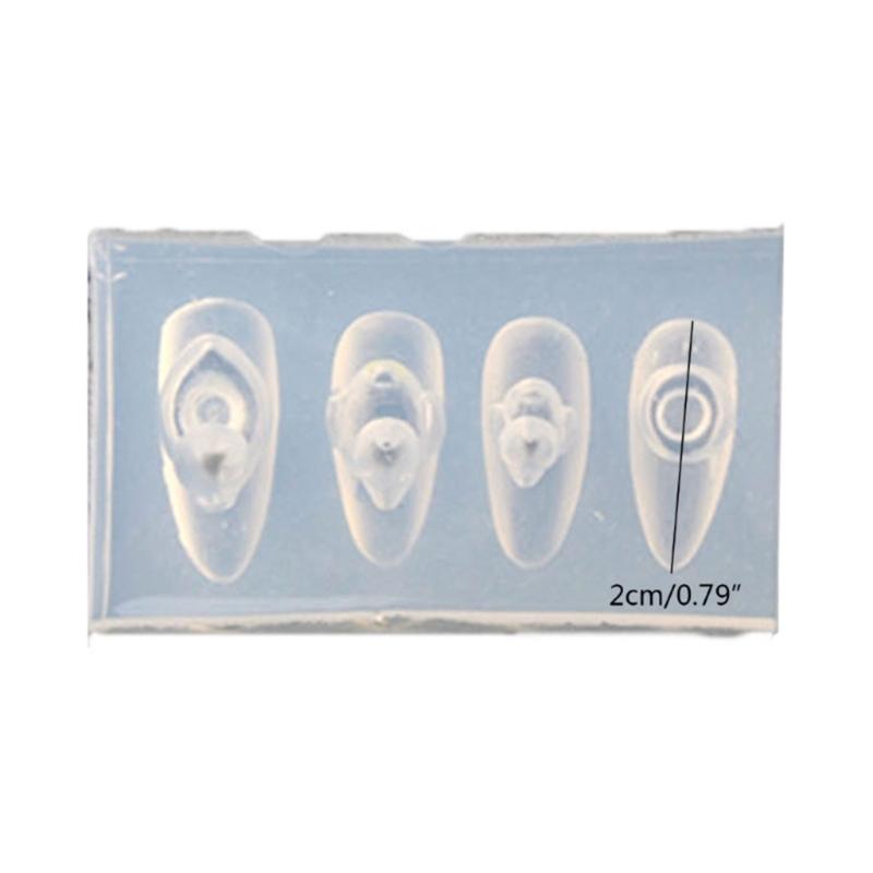 Милая утка, силиконовая форма для резьбы по ногтям, украшение для ногтей, шаблон для резьбы, формы для литья из смолы, инструменты для дизайна ногтей Maincure