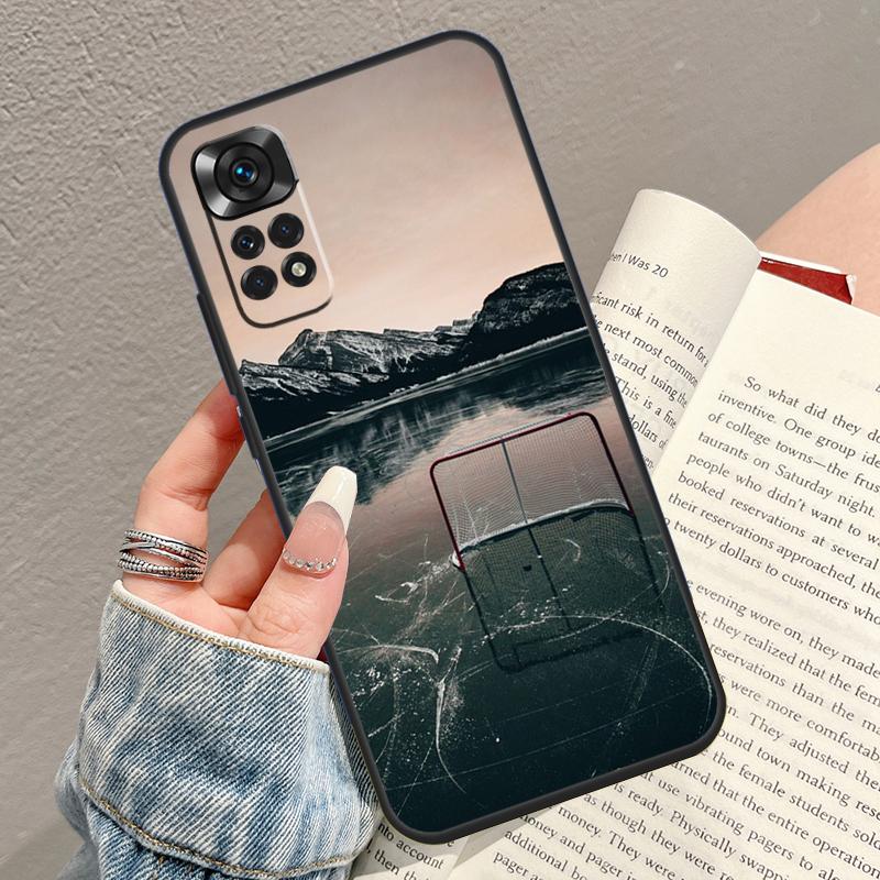 Ice Hockey Rink Phone Case For Xiaomi Redmi Note 14 13 Pro 9 10 11 12 15 Pro Plus 14C 13C 10C 12C 15C Cover