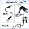 Type C iPhone16e Charging Cable 30cm Short PD Compatible 20W Fast Charging Data Transfer Usbc To Cable Haoano 0.3M Android Charging Cable