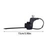 Bike Fork Mounting Bracket Side Wire Screw Mounting Fork Bracket Adapter For Bike Adjustable Ring Modification Installation Rear