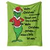 Flannel Blanket Christmas Personalized Blanket Digital Print Blanket