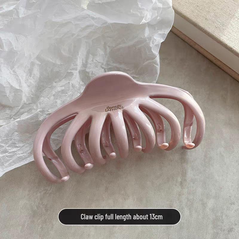 Шоколадно-коричневый высококлассный зажим-краб для волос, зажим-акула для женщин - новый аксессуар для волос 2025