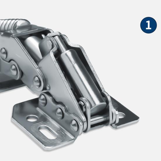 4-дюймовый гидравлический шарнир, высокопрочный прочный пружинный шарнир, дверная фурнитура для шкафа, мебельная фурнитура, бытовая техника