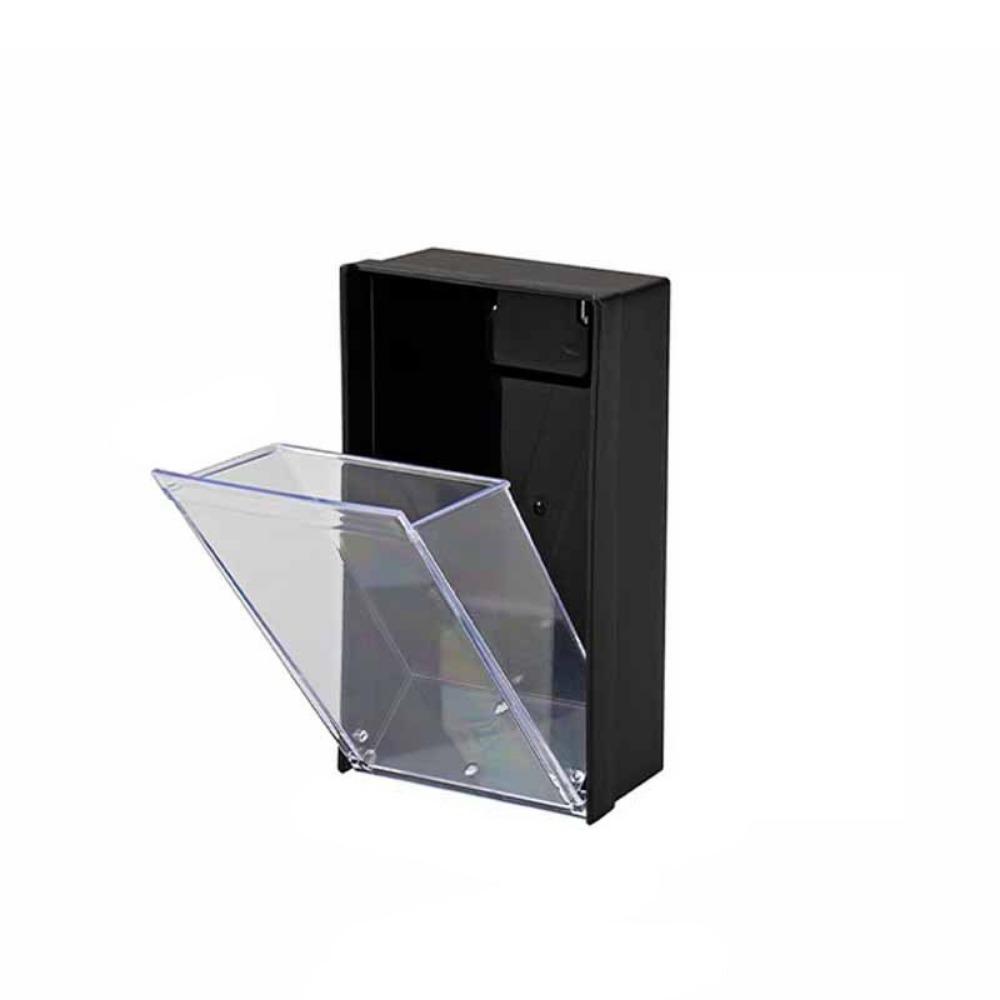 Plastic Magnetic Storage Box Space Saving Dustproof Mini Storage Box Square with Transparent Lid Wall Mounted Storage Boxes