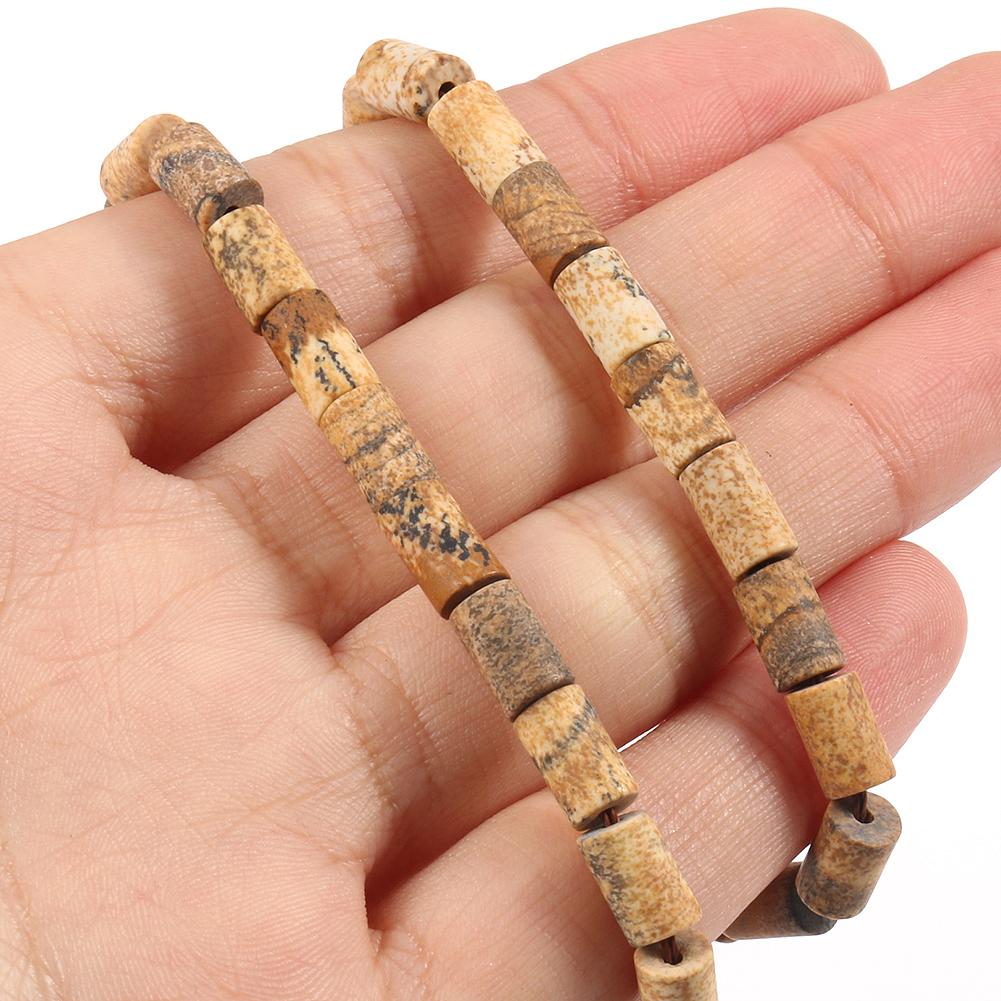 5x8 мм натуральные матовые камни, говлит, кристалл, яшма, агат, трубчатая колонна, свободные бусины для изготовления ювелирных изделий, аксессуары для браслетов «сделай сам», 15 дюймов