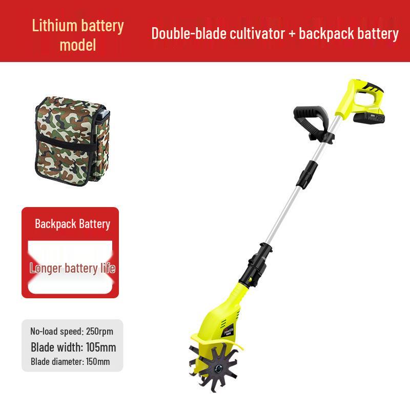 Ручной электрический литиевый микрокультиватор Youlefu - Компактная бытовая роторная мотыга