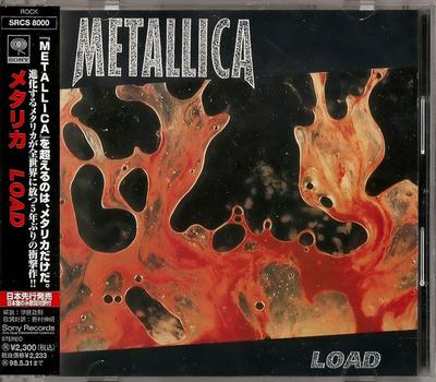 CD METALLICA - Load SRCS8000 Sony Records 1996 Япония Металл Б/У